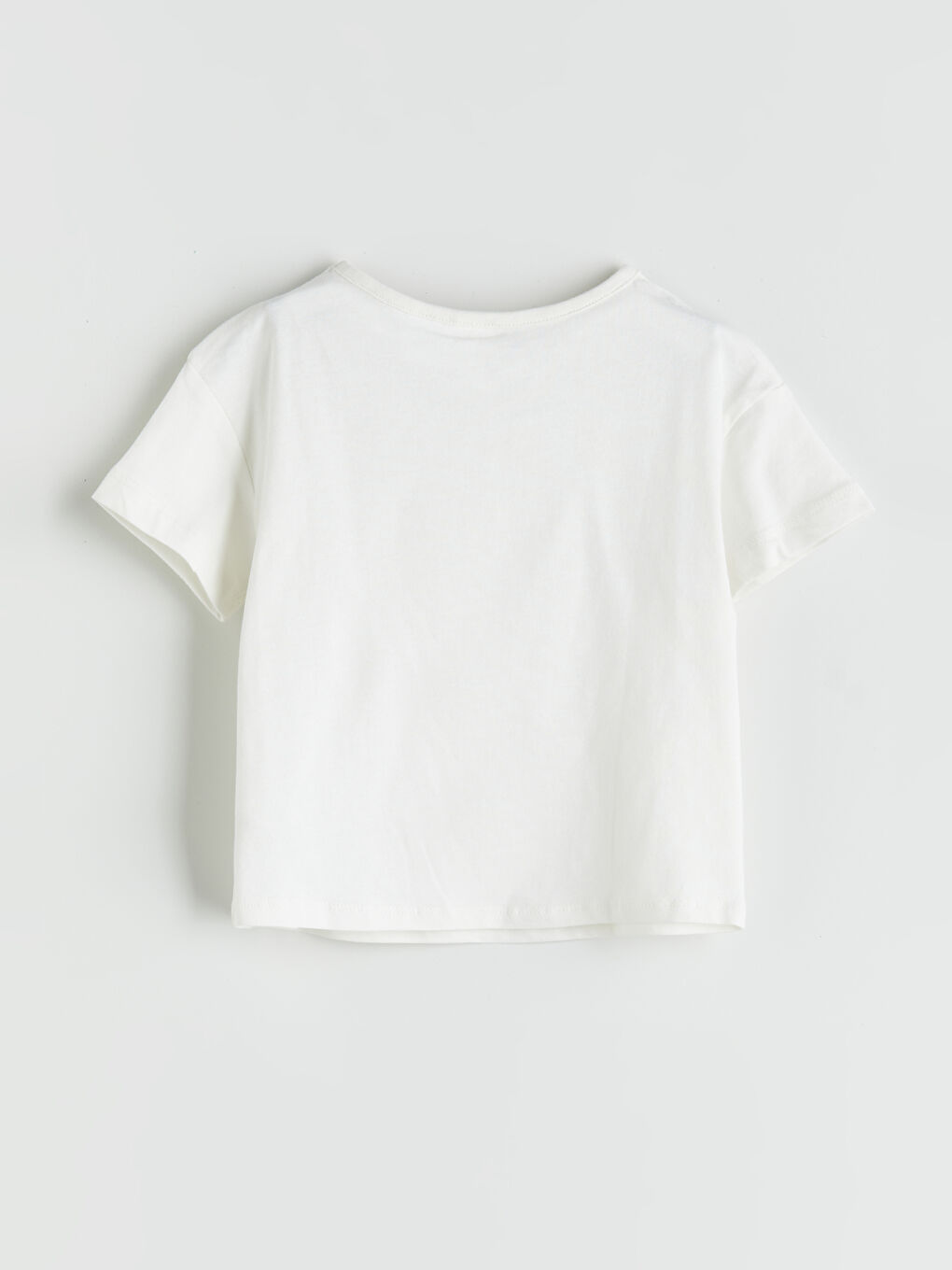 Ekru Tweety Baskılı Kız Bebek Tişört-1