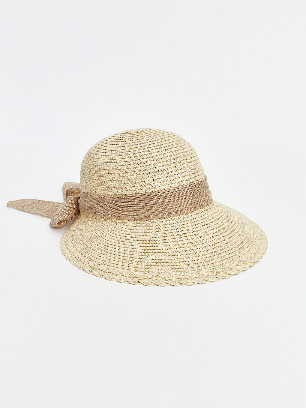 LCW ACCESSORIES Bej Kadın Hasır Şapka - 1