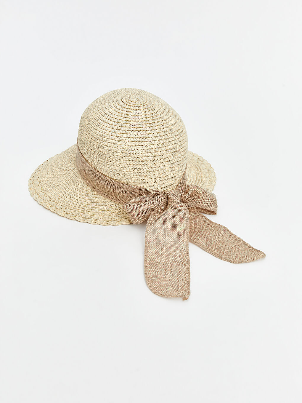 LCW ACCESSORIES Bej Kadın Hasır Şapka - 2