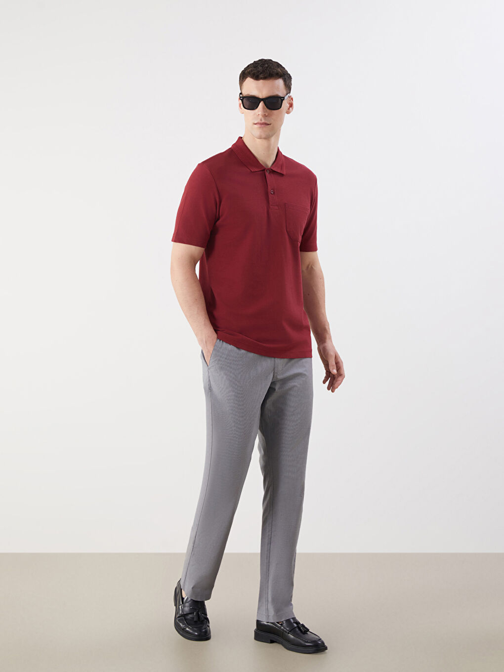 LCWAIKIKI Classic Standardni kroj Gabardin Muške Chino pantalone -S5FH43Z8-CT3