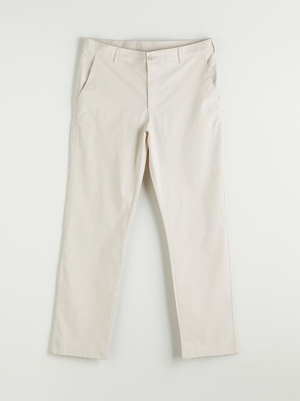 Standard Fit Gabardine Men's Chino Trousers -S5FH43Z8-D2Y