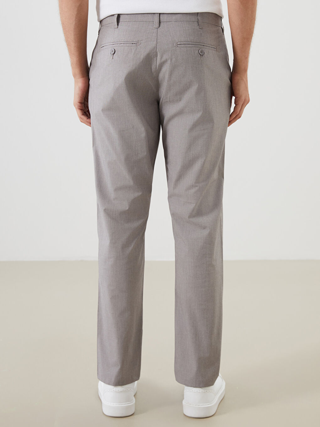 LCWAIKIKI Classic Standard Fit Gabardine Men's Chino Trousers -S5FH43Z8-L9M
