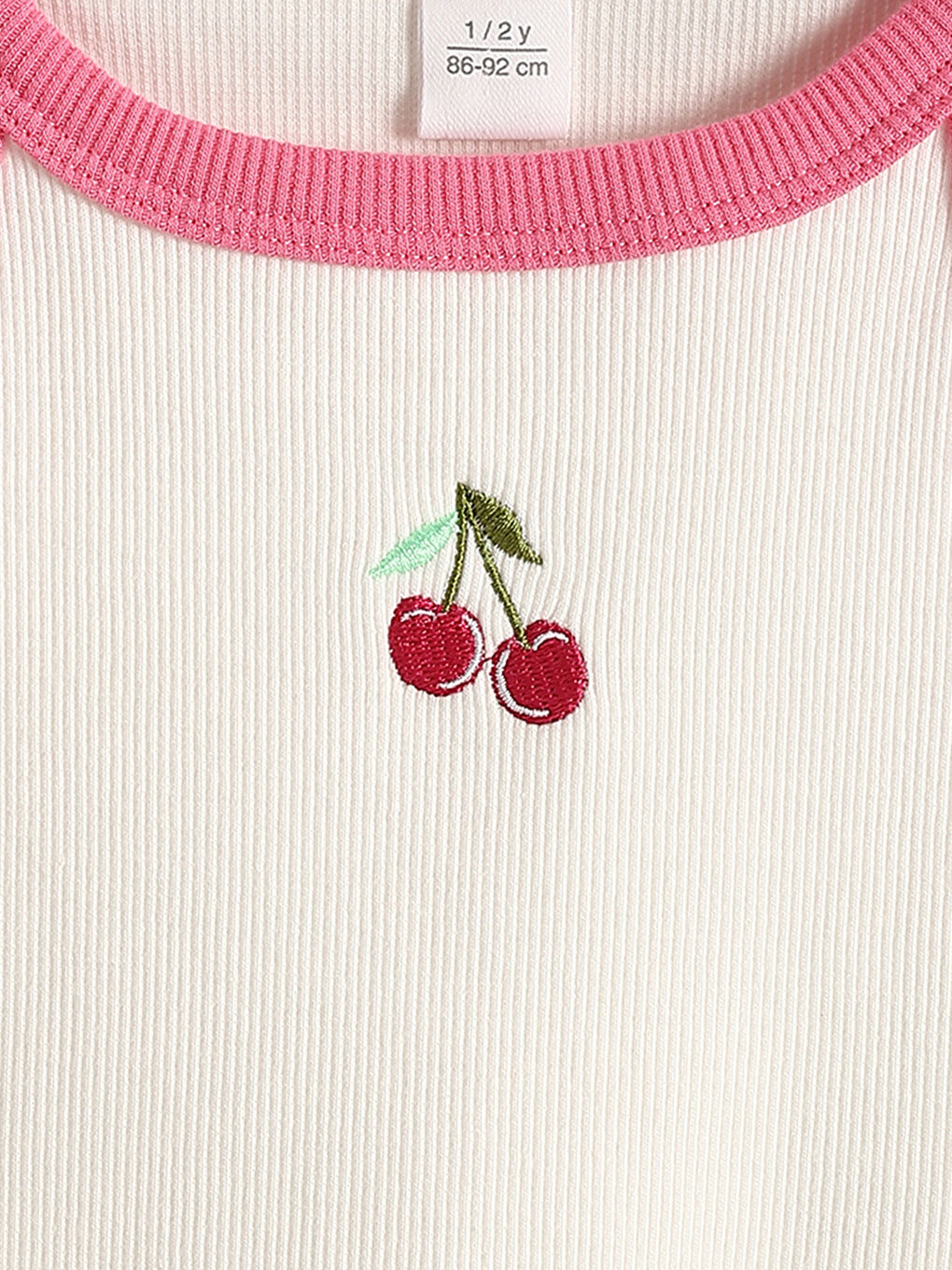 Crew Neck Embroidered Girls' Tank Top -S5FH58Z1-R9J