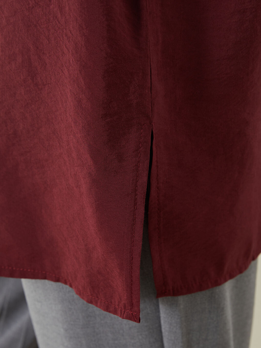 LCW Modest Modal Blend Women's Shirt Tunic -S5FH73Z8-HRW