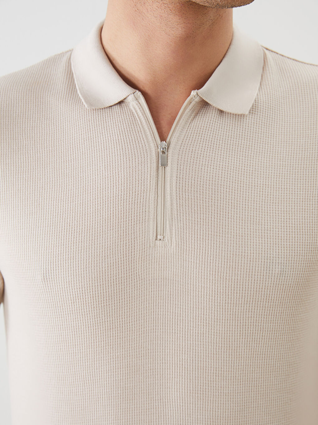 Polo Neck Short Sleeve Men's T-Shirt -S5FH92Z8-J0B