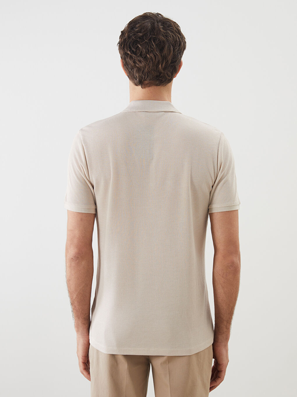 Polo Neck Short Sleeve Men's T-Shirt -S5FH92Z8-J0B