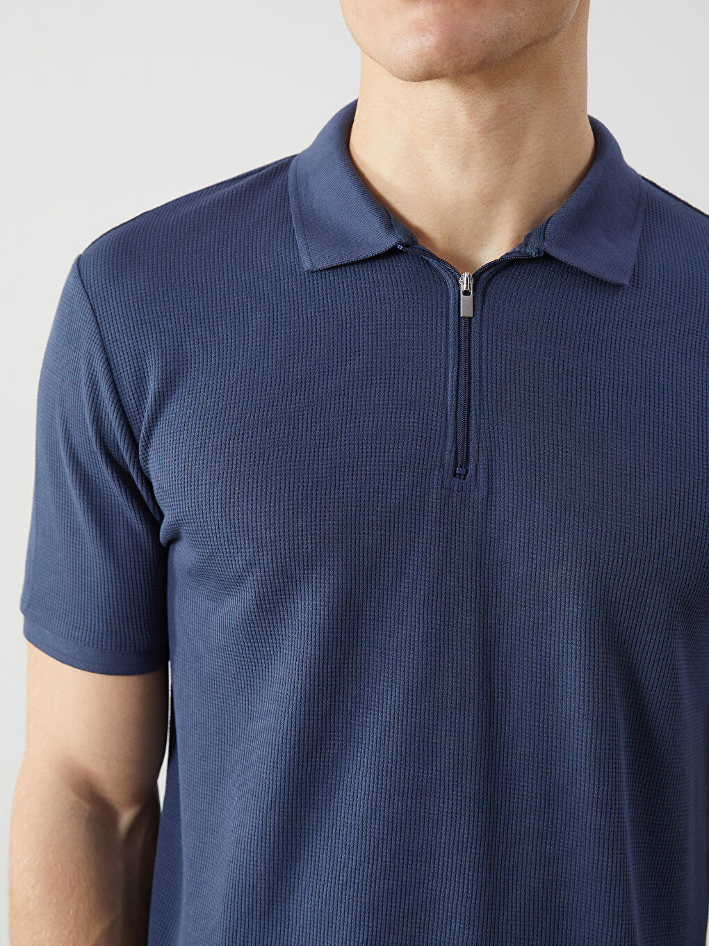 Polo Neck Short Sleeve Men's T-Shirt -S5FH92Z8-J2H