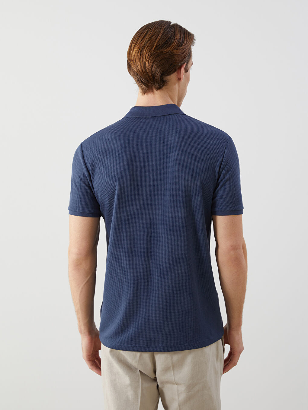 Polo Neck Short Sleeve Men's T-Shirt -S5FH92Z8-J2H