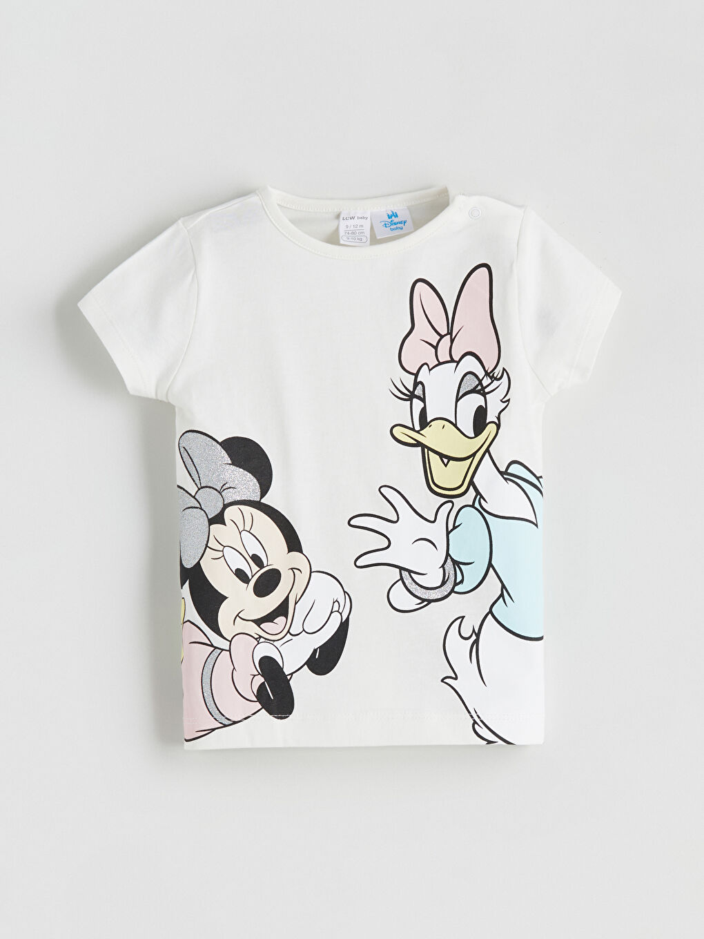 LCW baby Minnie Mouse Printed Baby Girls' Shortie Pyjama Set -S5FI48Z1-FDU