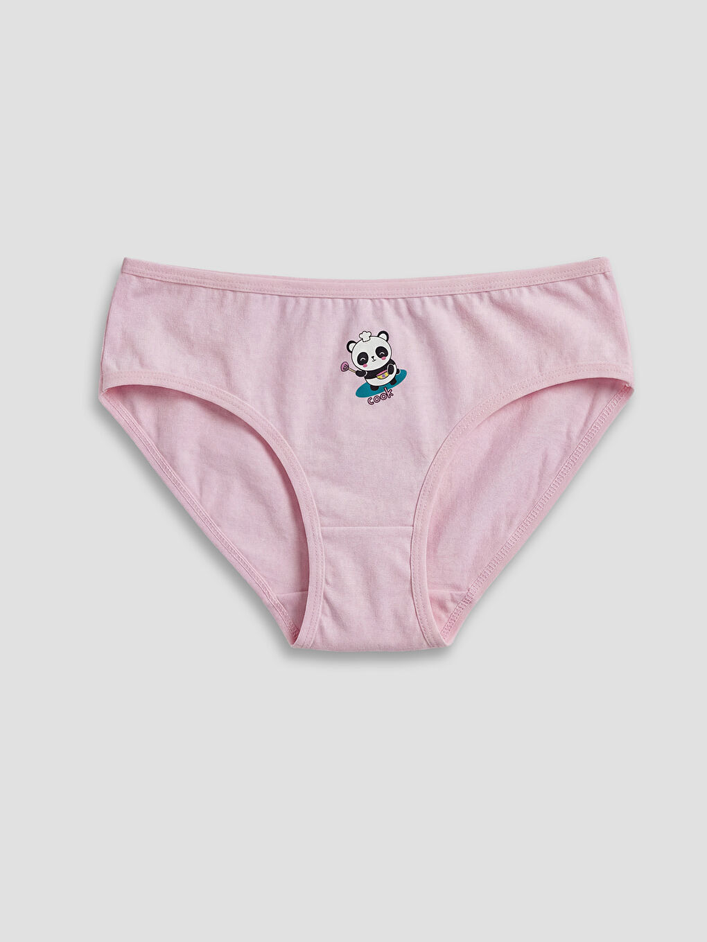 Pembe Baskılı Kız Çocuk Külot 5'li-4