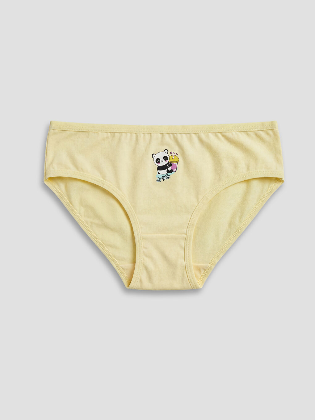 Pembe Baskılı Kız Çocuk Külot 5'li-6