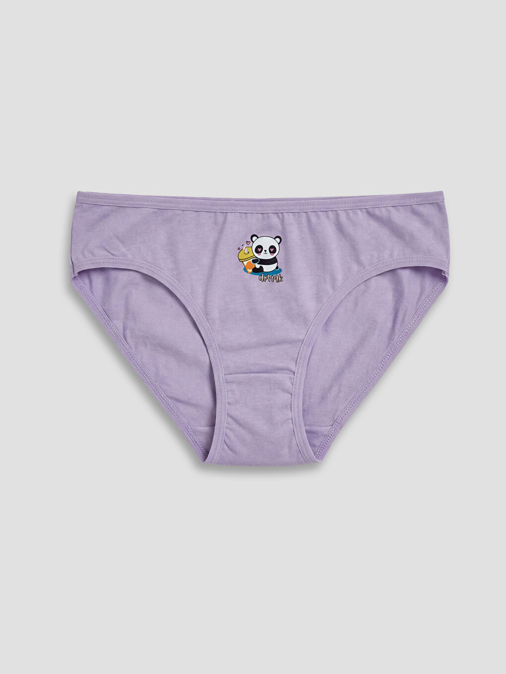 Pembe Baskılı Kız Çocuk Külot 5'li-7