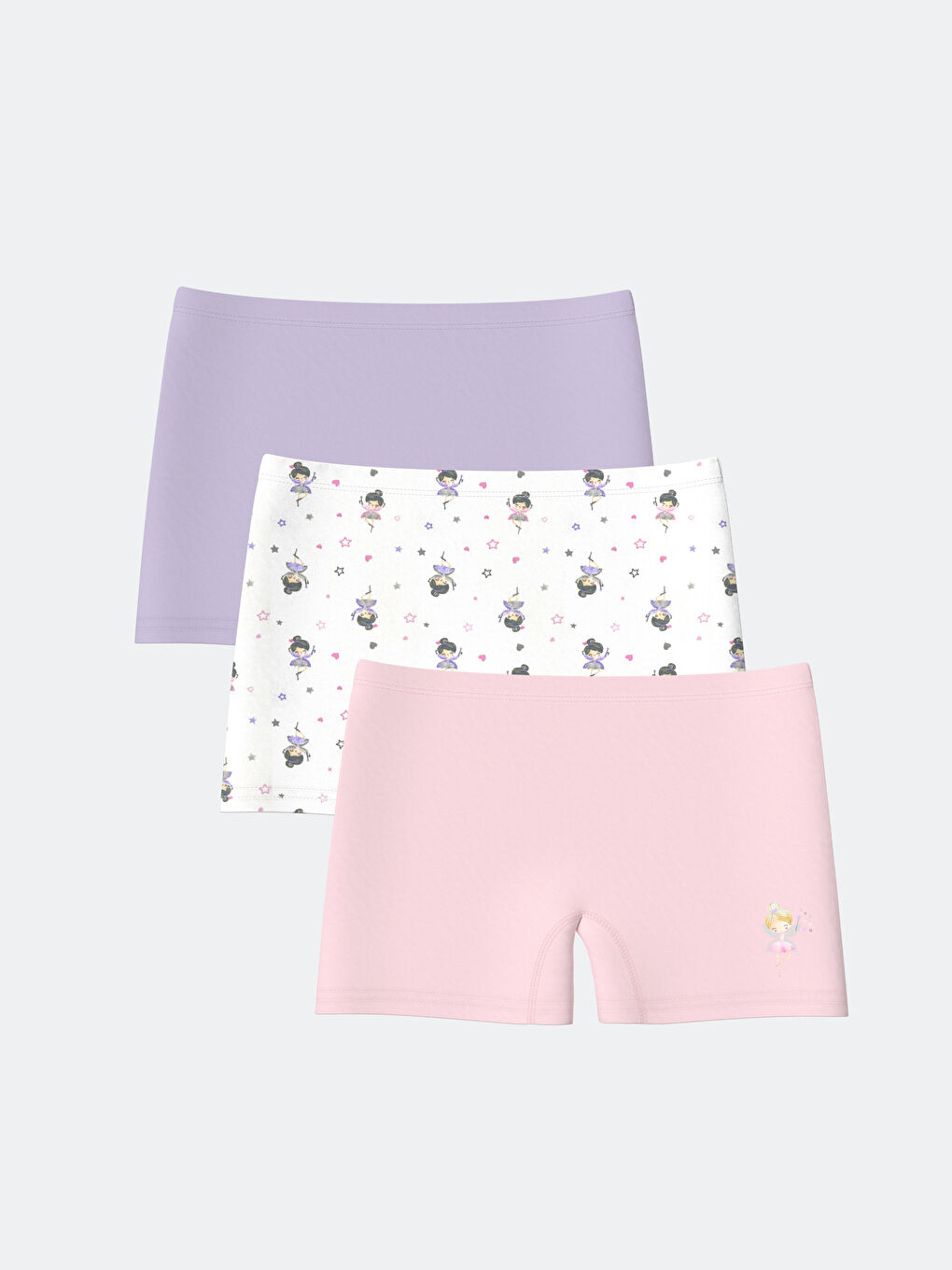 Printed Girls' Boxer 3-packs -S5FI85Z4-JH4