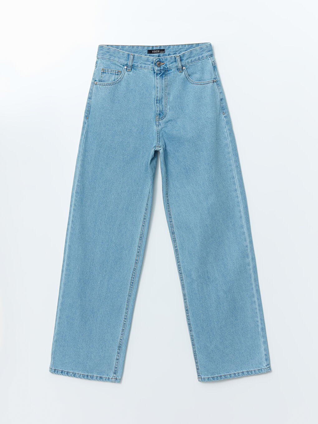 Jean Jambe Large pour Femmes-4