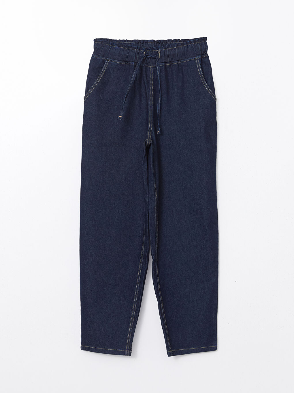 Jean Coupe Maman à Taille Élastiquée pour Femmes-4