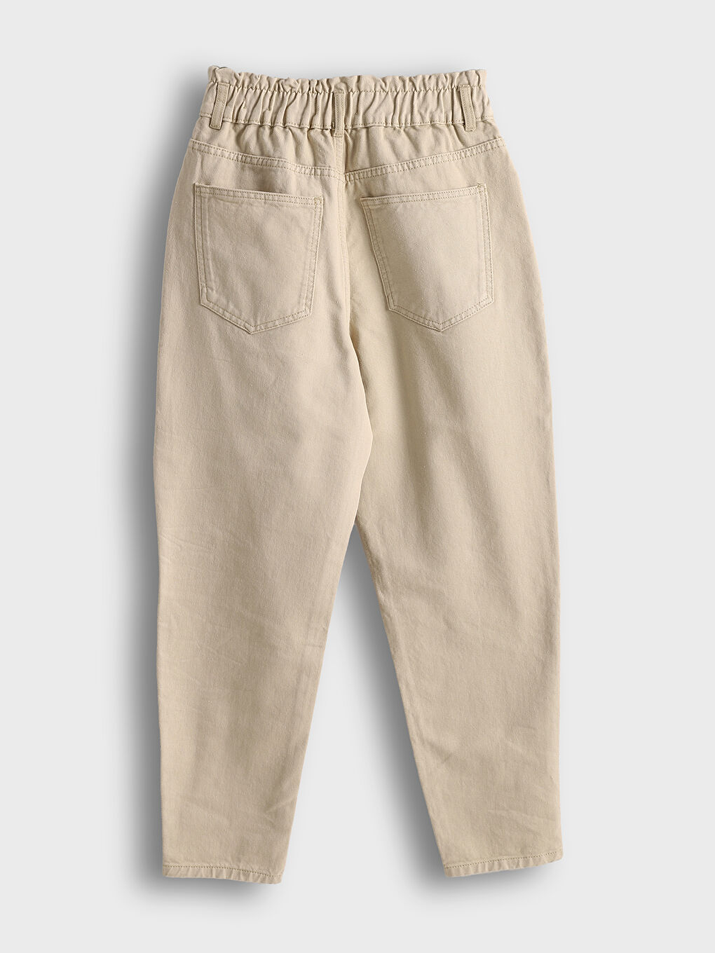 Elasticated Waist Slouchy Fit Women's Jeans-1