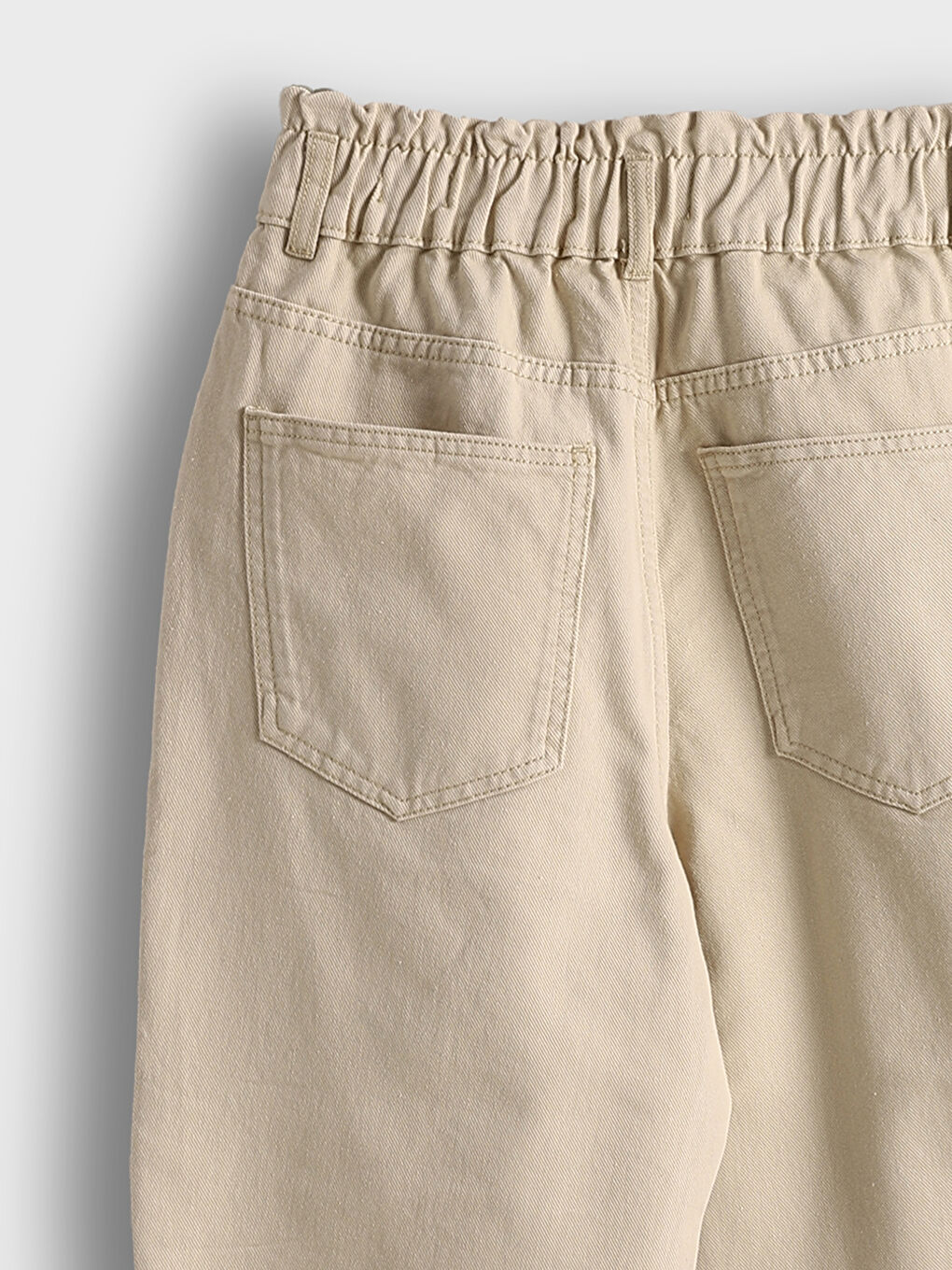 Elasticated Waist Slouchy Fit Women's Jeans-2