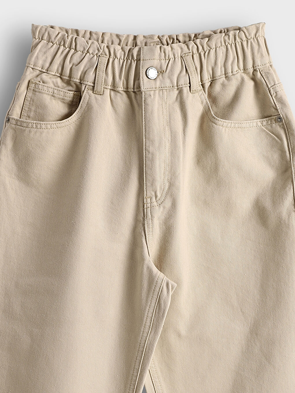 Elasticated Waist Slouchy Fit Women's Jeans-3