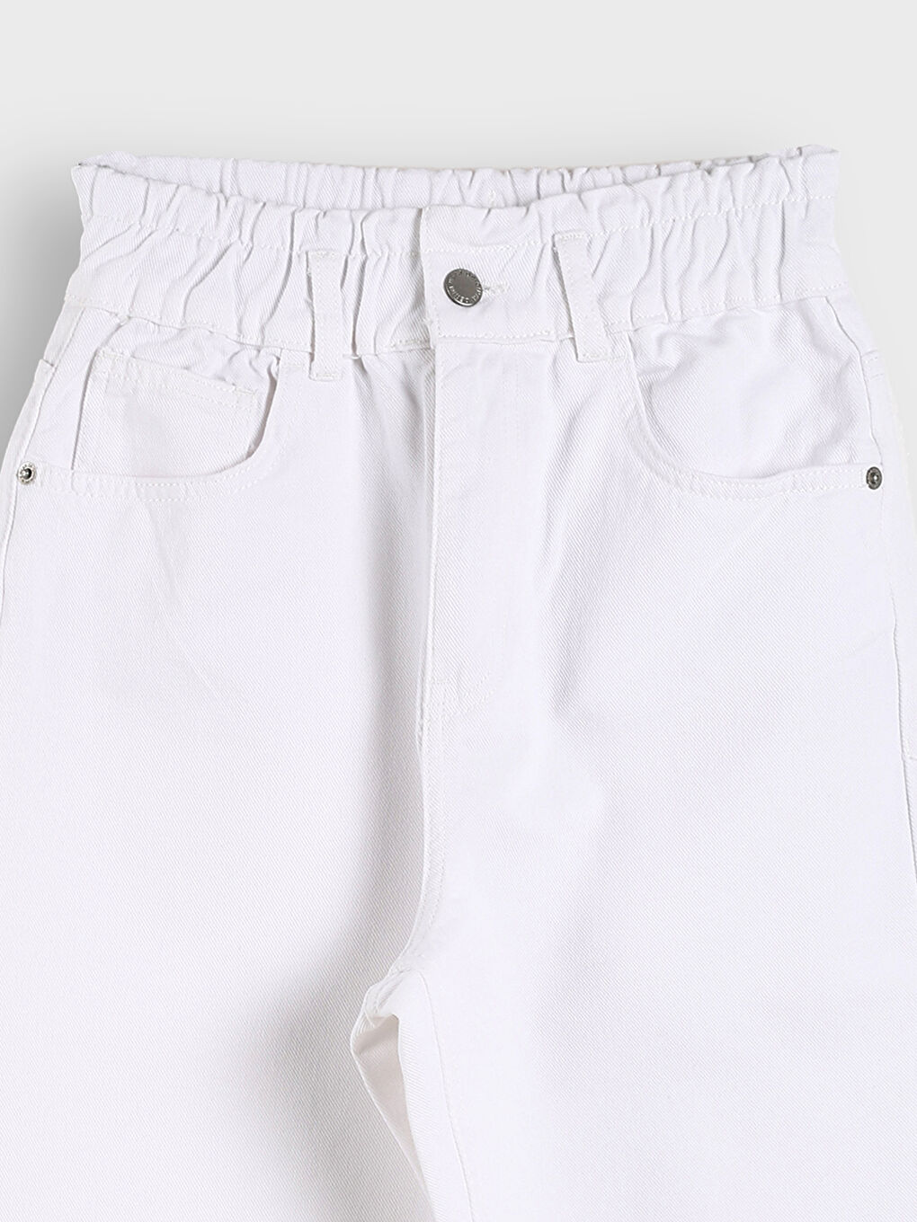 Elasticated Waist Slouchy Fit Women's Jeans-2