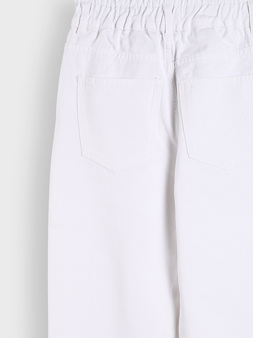 Elasticated Waist Slouchy Fit Women's Jeans-3