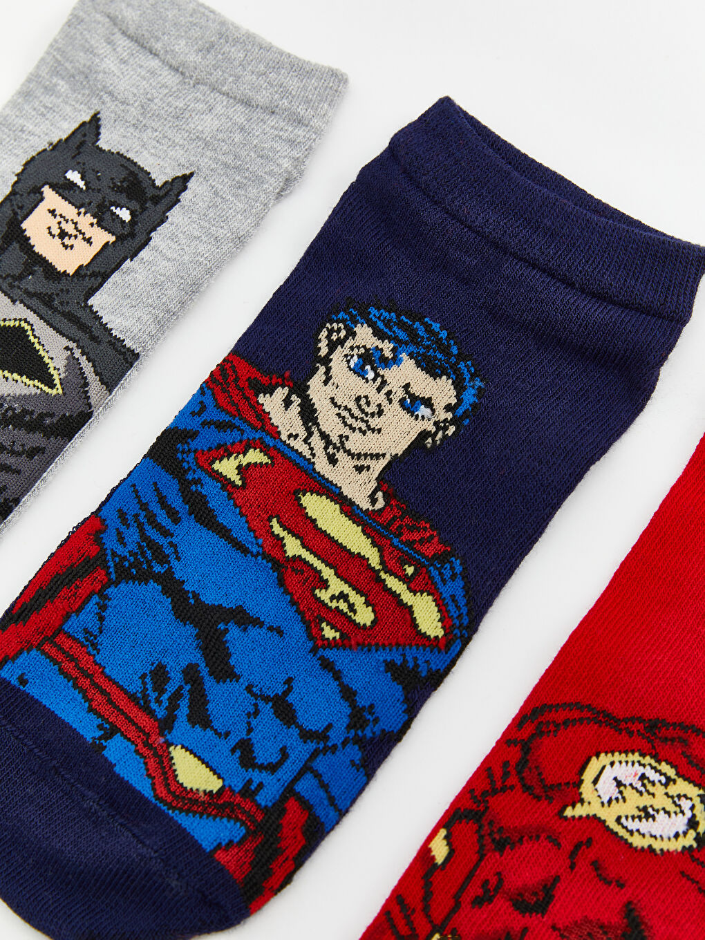 Batman Patterned Boys' Trainer Socks 5 Pack -S5FJ86Z4-K00