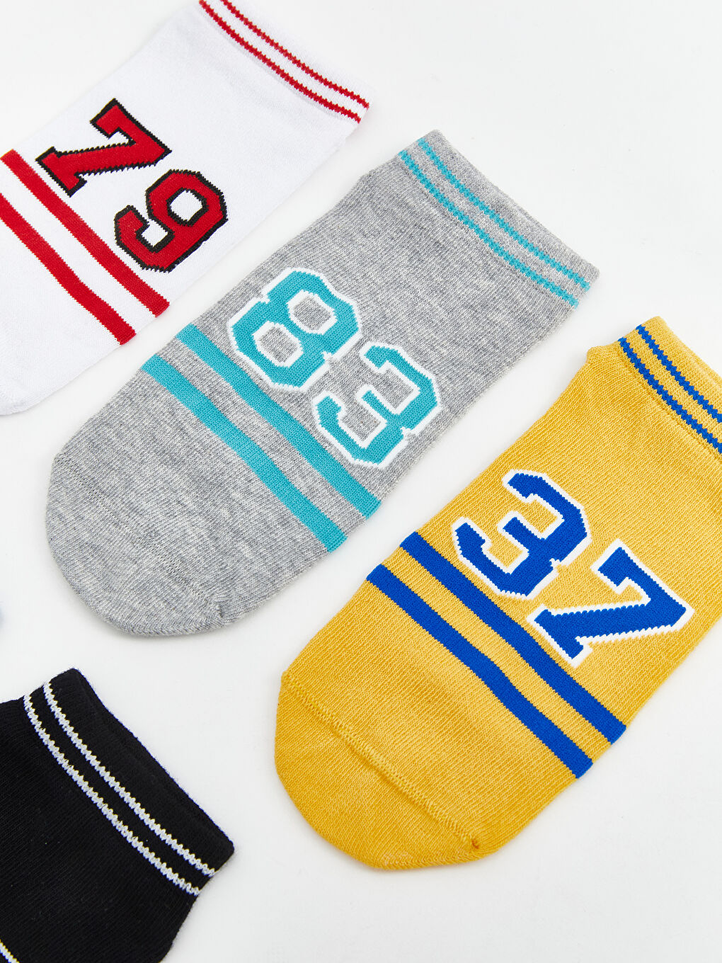 Patterned Boys Trainer Socks 5 Pack -S5FK02Z4-K00
