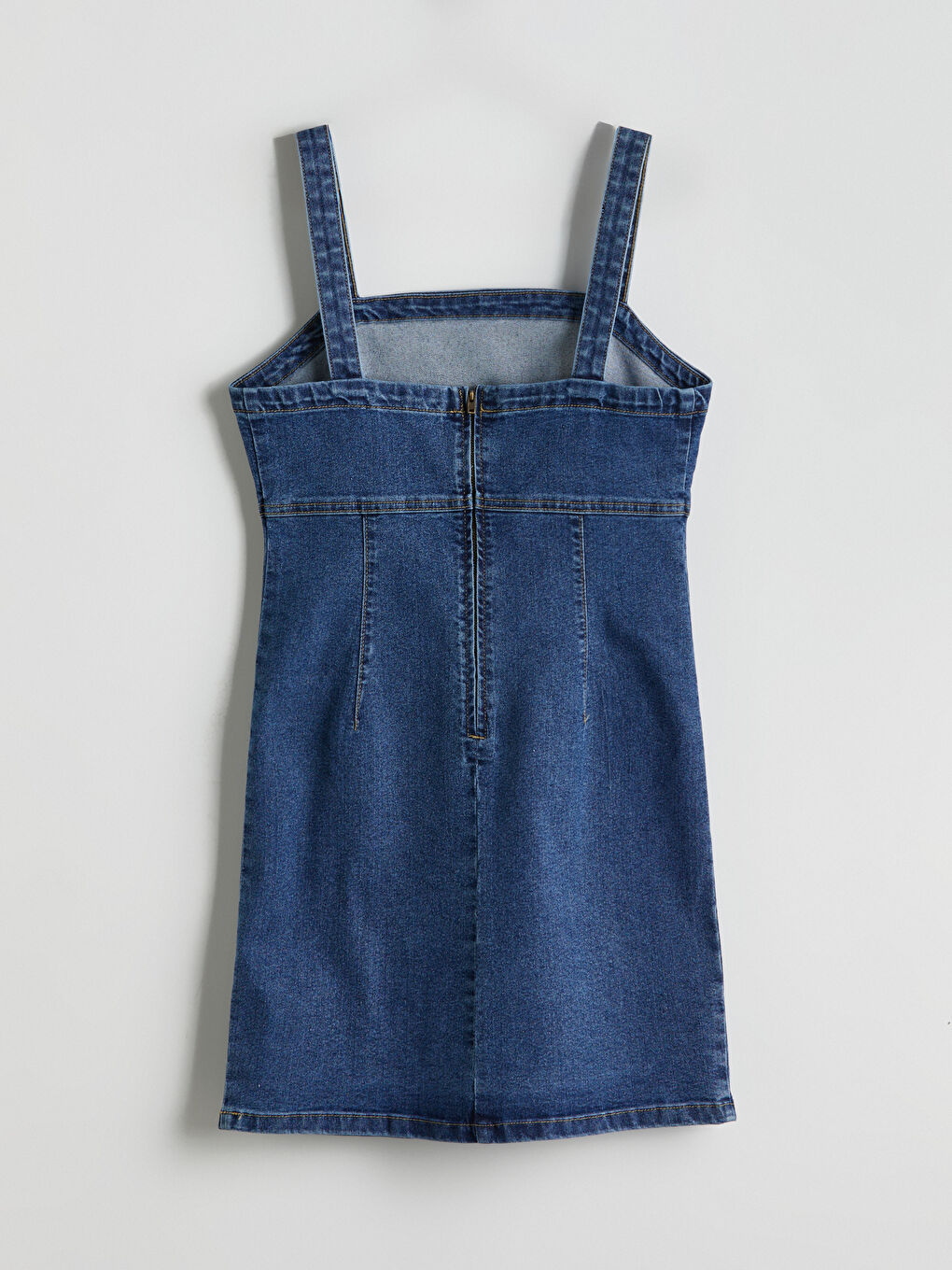 LC Waikiki Square Collar Mini Denim Dress -S5FK34Z8-507