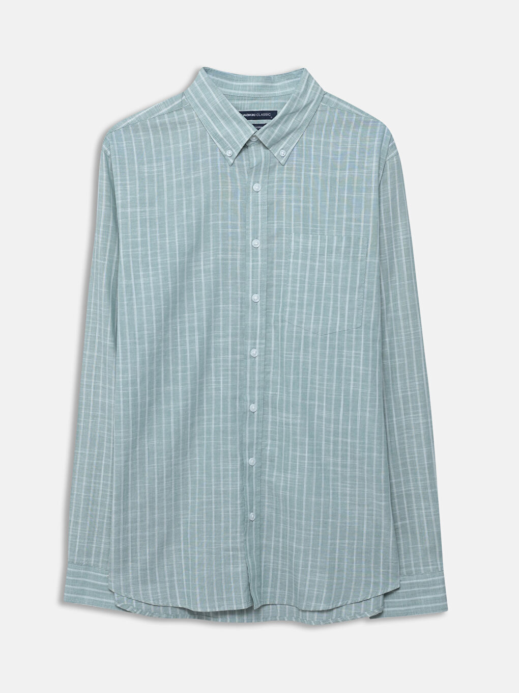 Regular Fit Long Sleeve Striped Men's Shirt-4