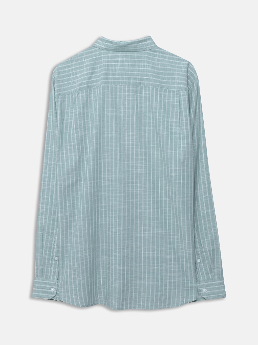 Regular Fit Long Sleeve Striped Men's Shirt-5