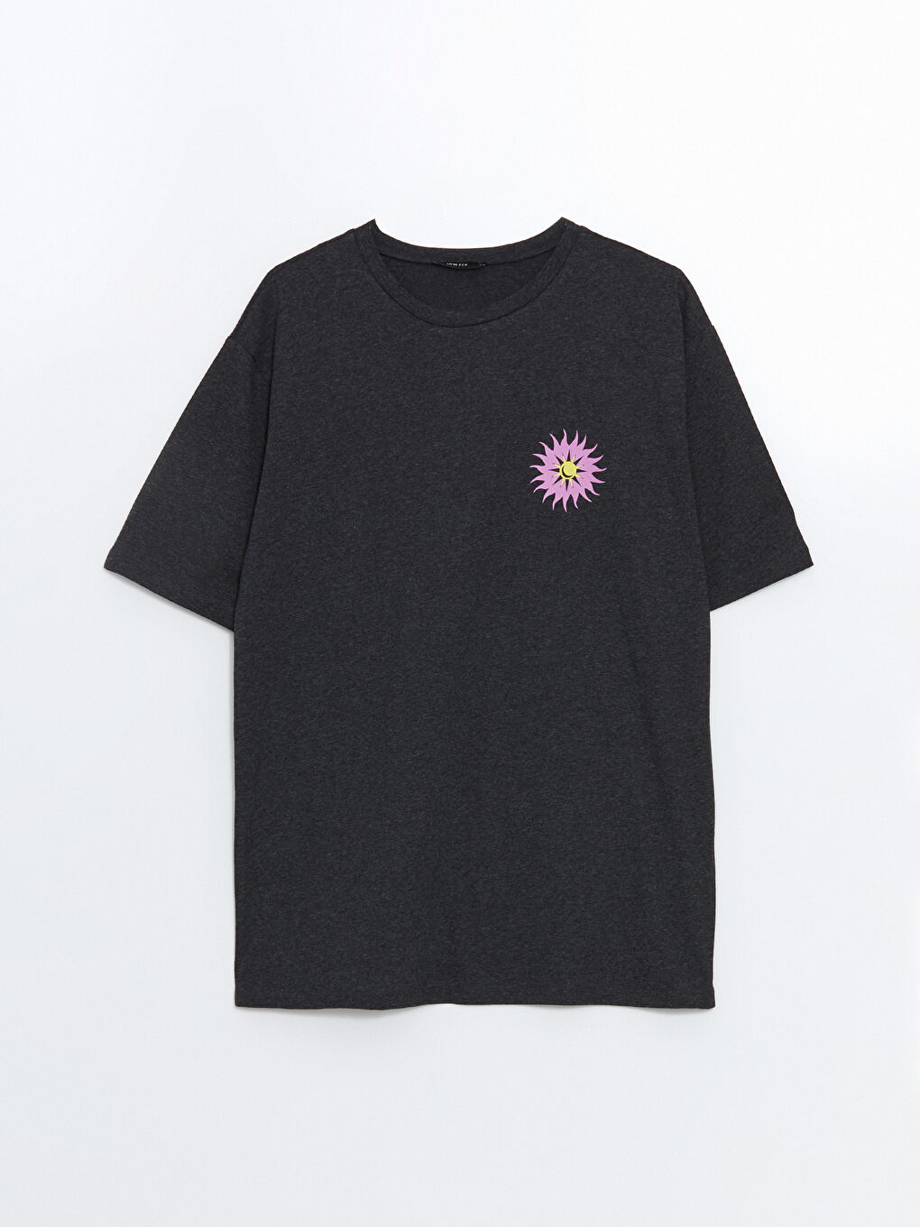 Crew Neck Printed Oversize Women's T-Shirt -S5FK98Z8-VZ8
