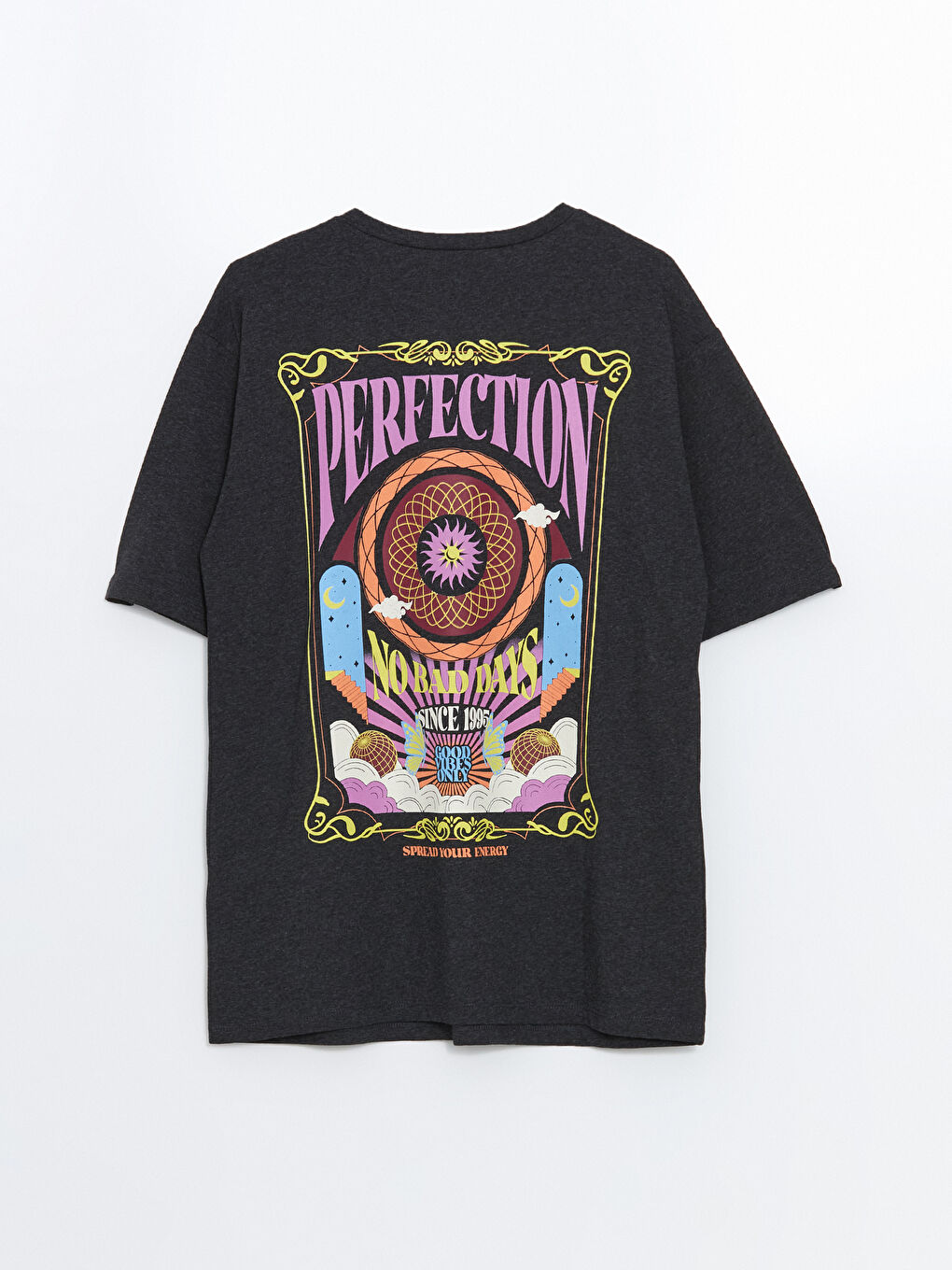 Crew Neck Printed Oversize Women's T-Shirt -S5FK98Z8-VZ8