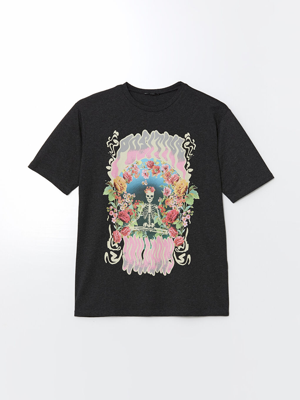 Crew Neck Printed Oversize Women's T-Shirt -S5FK98Z8-YSG
