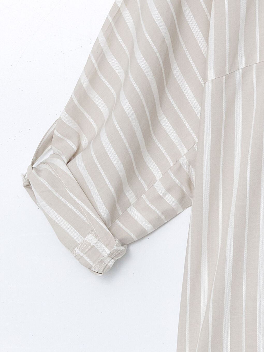 Loose Fit Striped Women's Shirt -S5FL16Z8-LJX