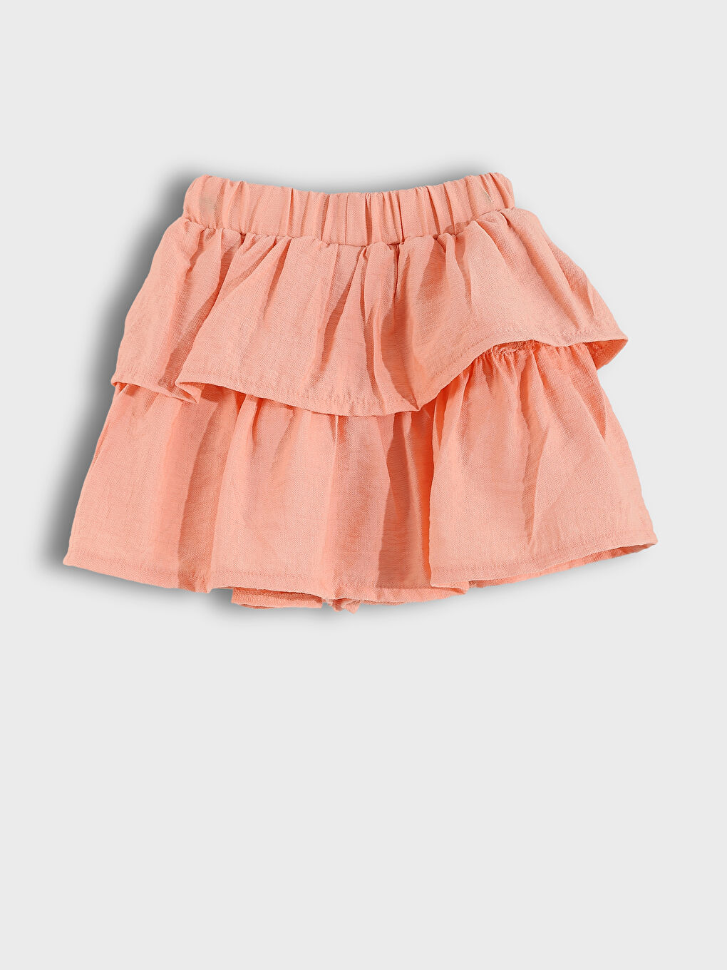 Elastic Waist Ruffle Girl Skirt-1