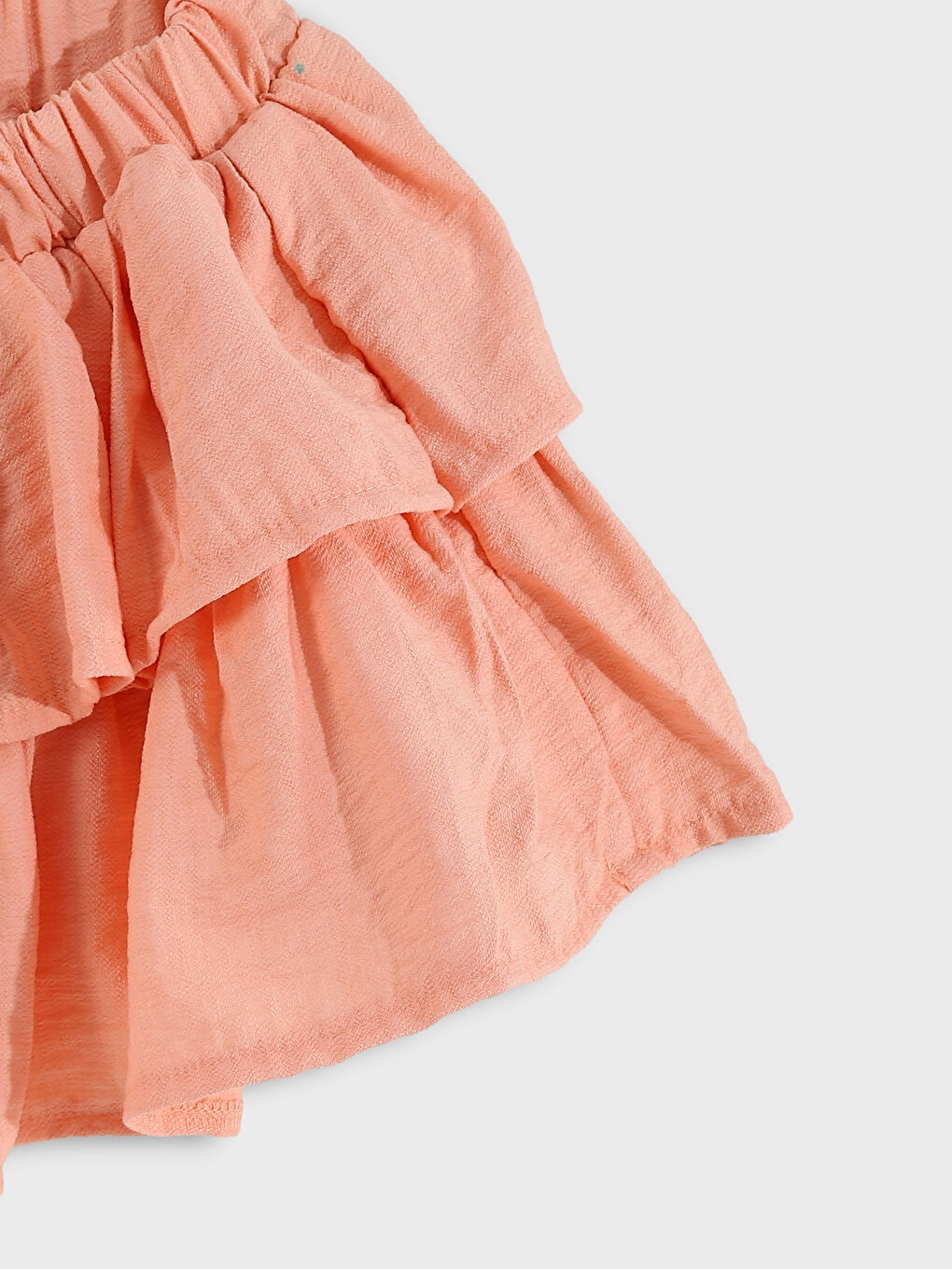 Elastic Waist Ruffle Girl Skirt-2