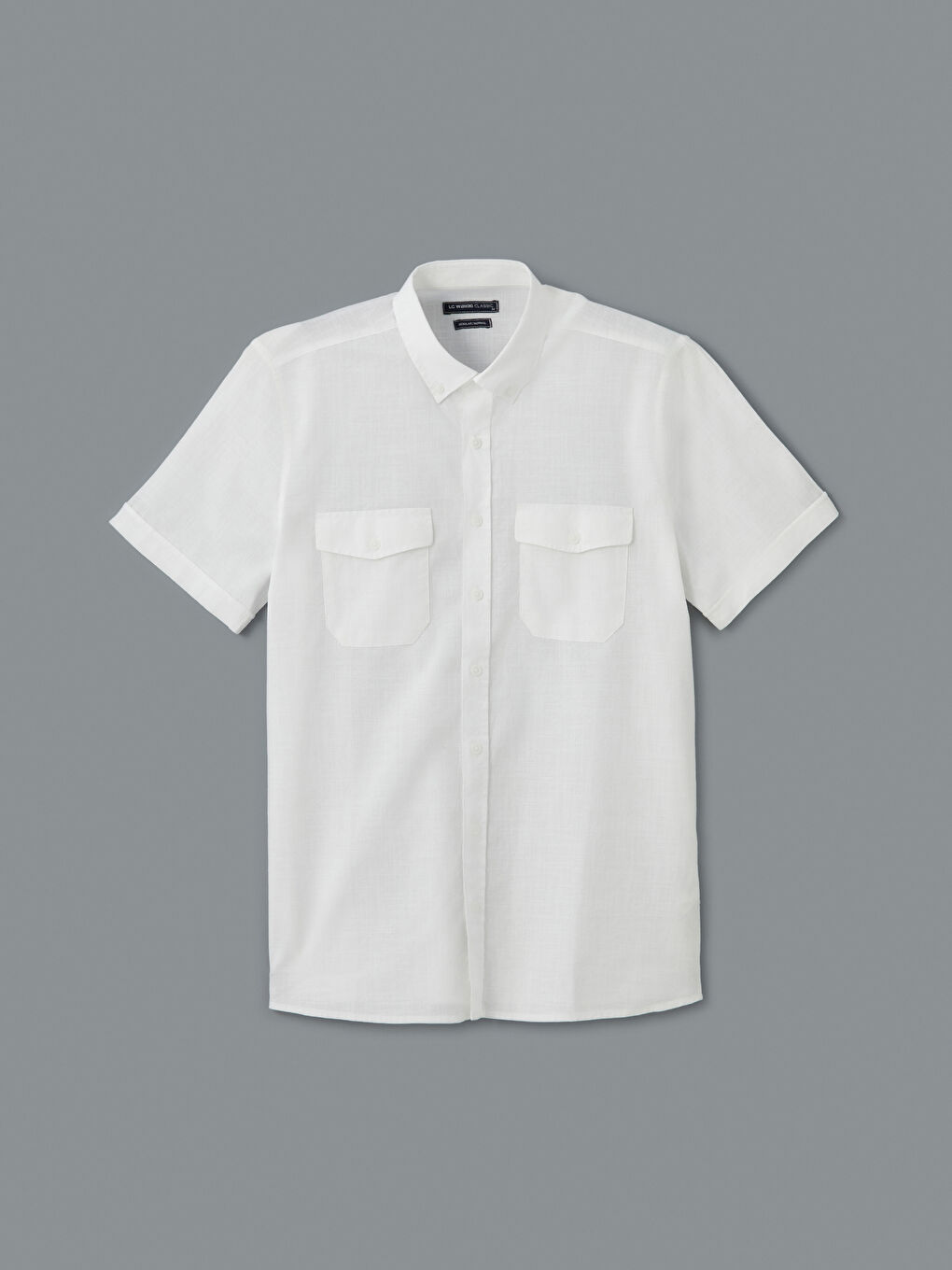 LCWAIKIKI Classic Regular Fit Short Sleeve Poplin Men's Shirt -S5FL27Z8-Q6K