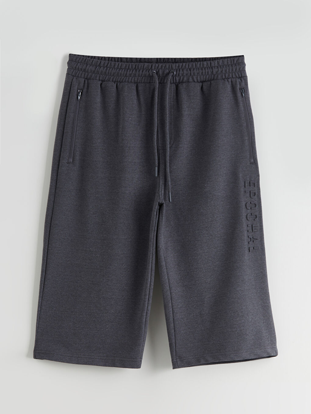 Antrasit Standart Kalıp Erkek Şort-4