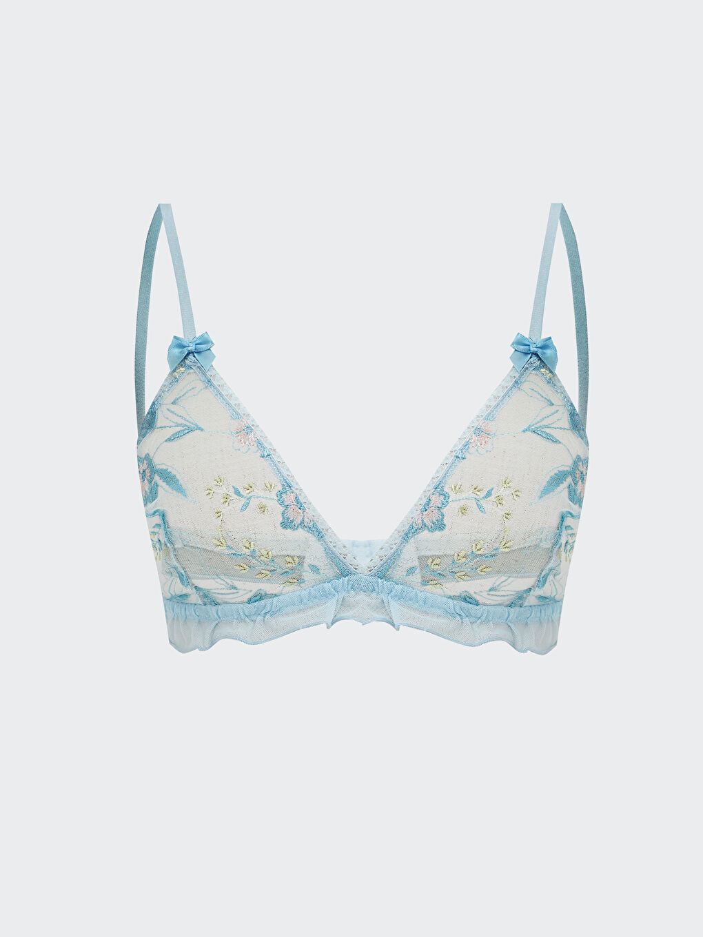 Woman BLUE Fancy Bra -S5FL57Z8-FUX