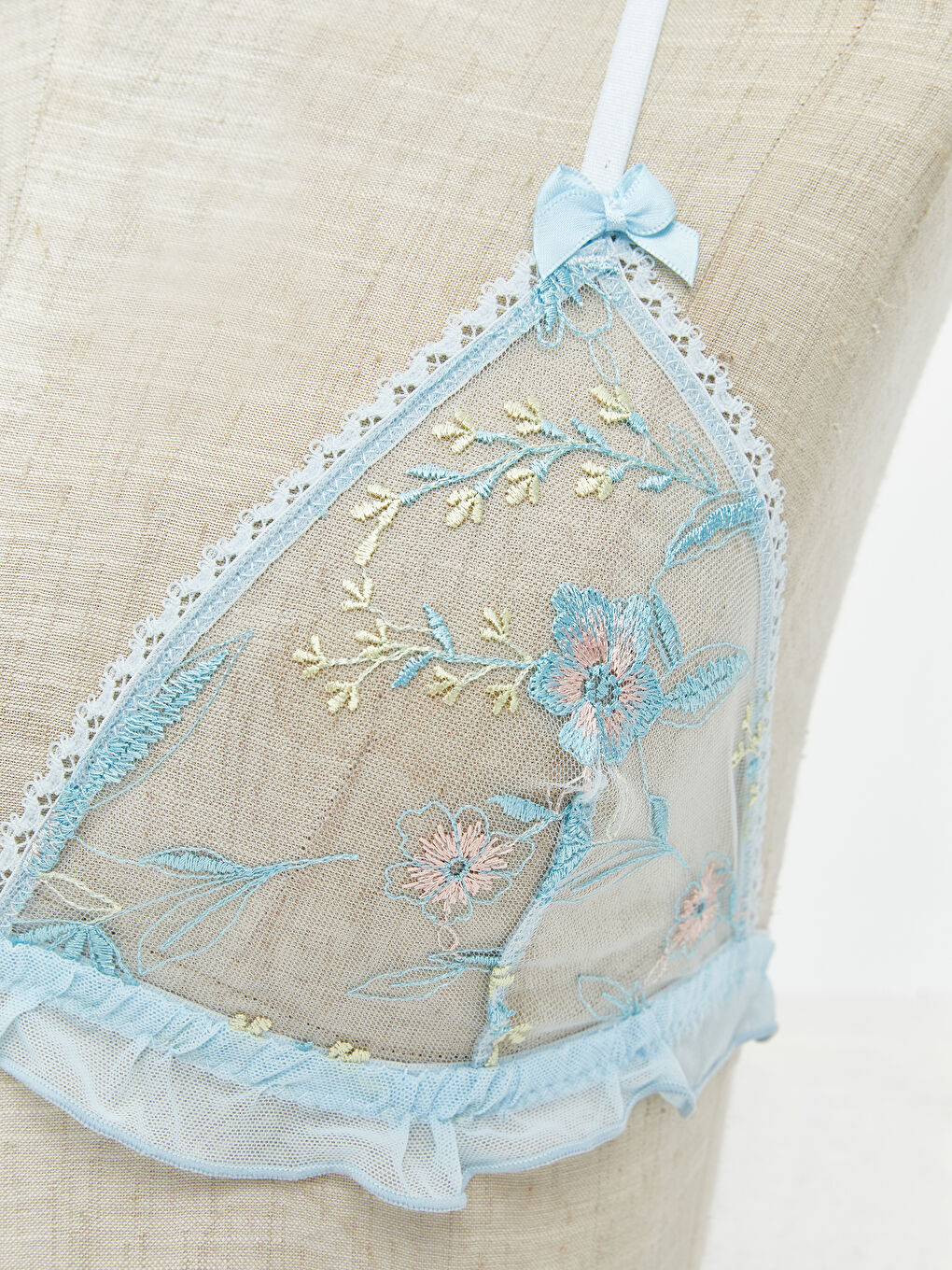 Woman BLUE Fancy Bra -S5FL57Z8-FUX
