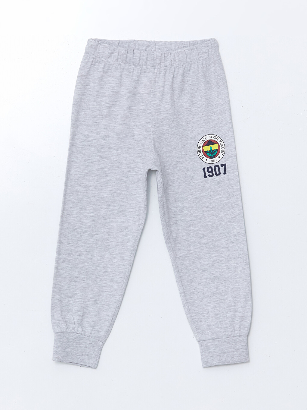 Gri Fenerbahçe Baskılı Erkek Çocuk Jogger Pijama Altı