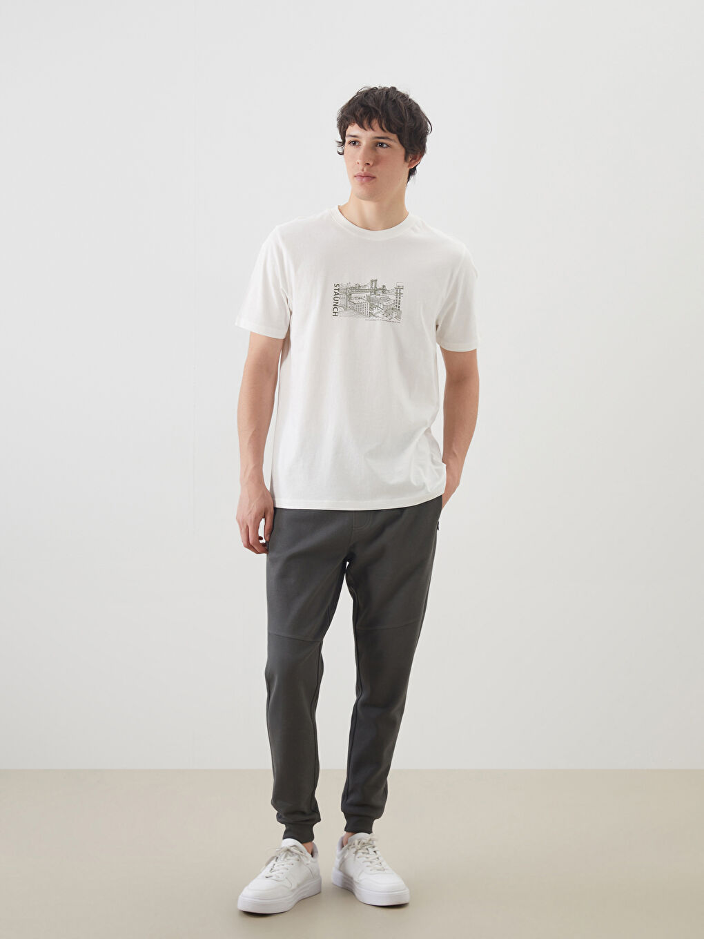 XSIDE Standard Fit Men's Jogger Sweatpants -S5FL77Z8-RUT