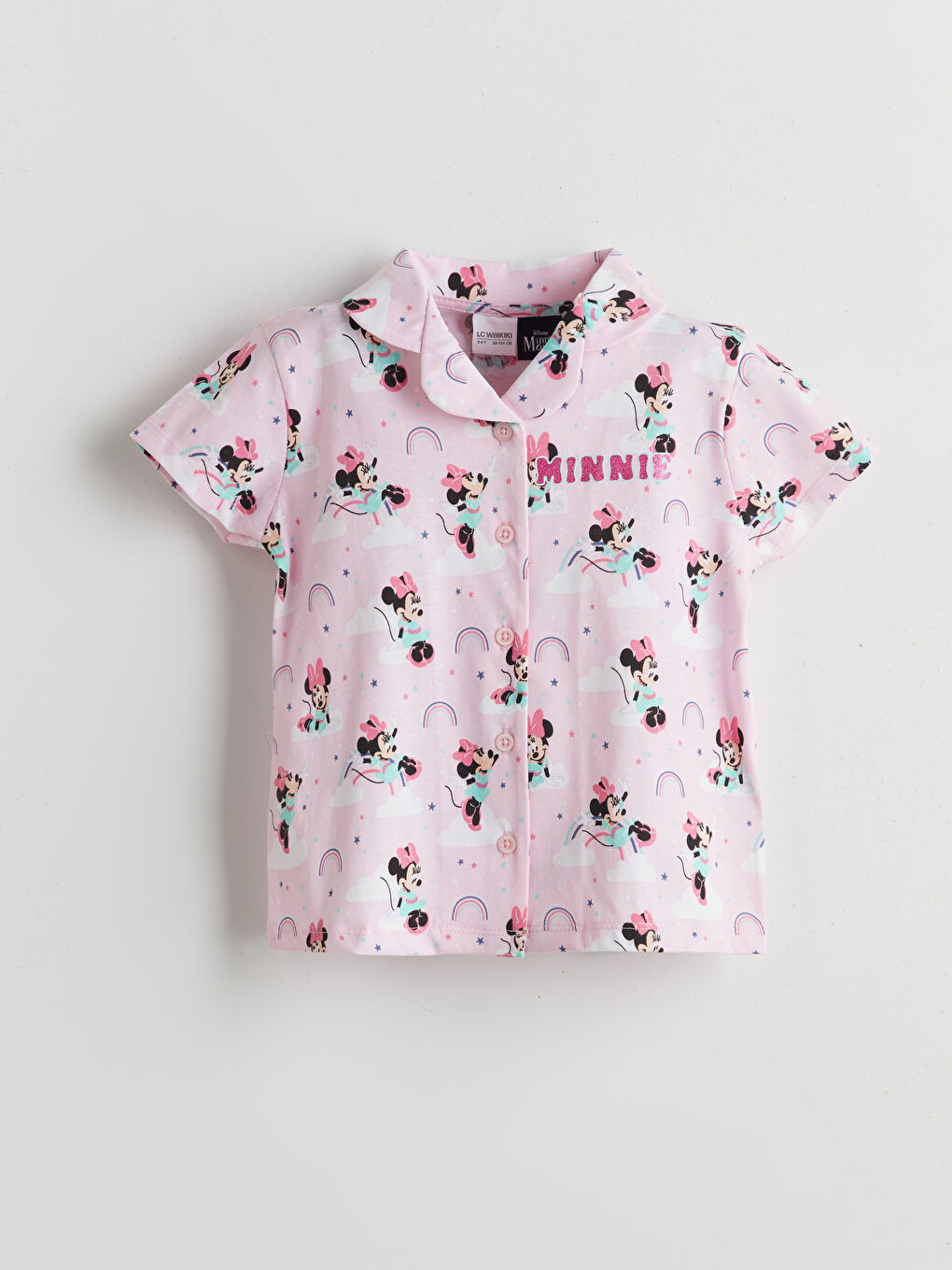 Girl PINK Shortie Pyjama Set -S5FM01Z1-LSZ