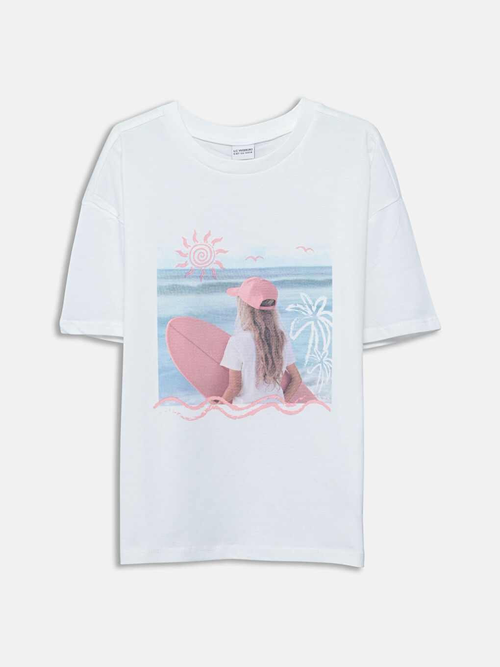 Crew Neck Girls' T-Shirt -S5FM05Z4-R9J
