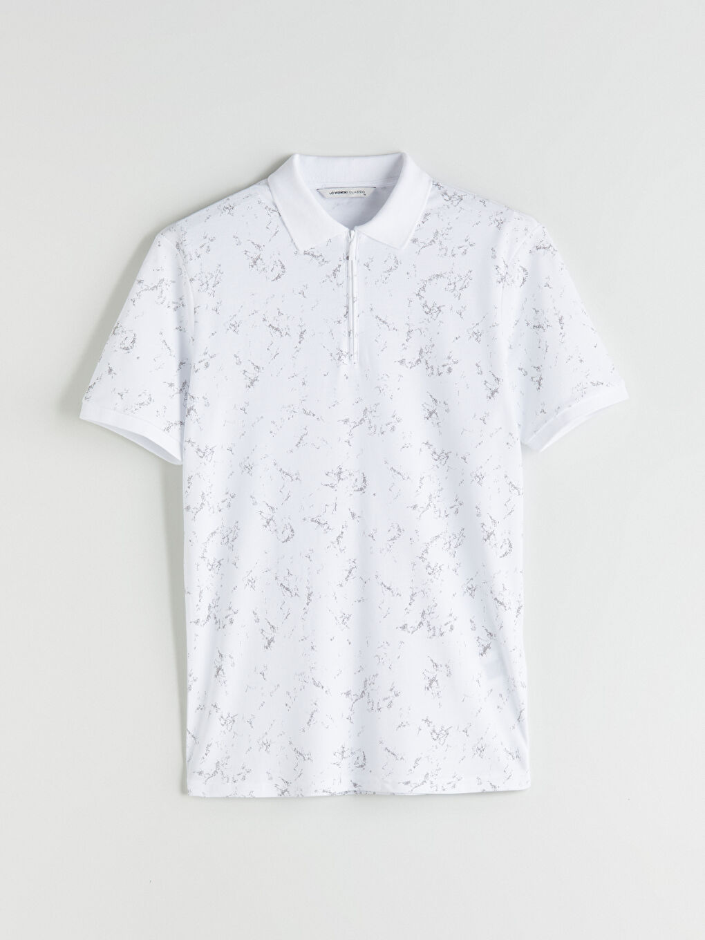 LCWAIKIKI Classic Polo Neck Patterned Pique Men's T-Shirt -S5FM23Z8-LU7
