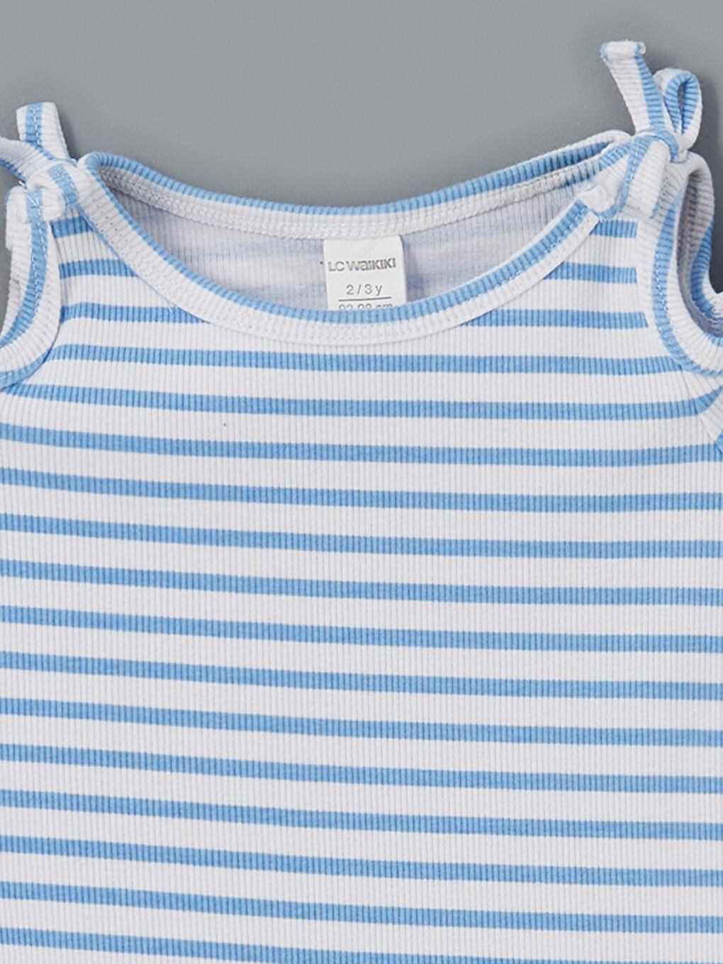 Crew Neck Striped Girls' T-Shirt-2