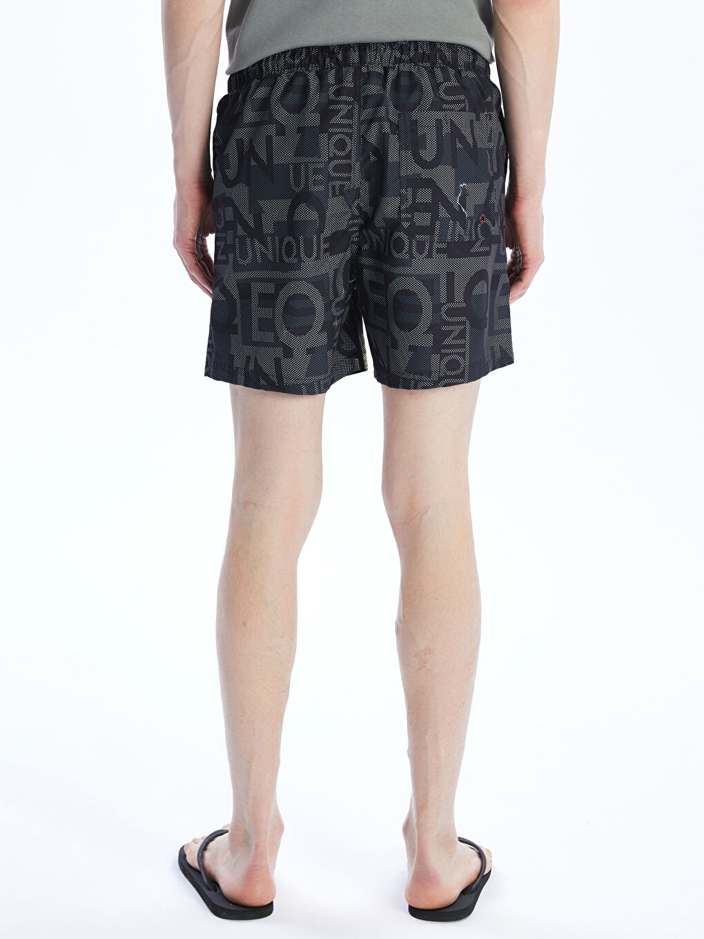 Short Printed Men's Swimming Shorts -S5FM31Z8-LQJ