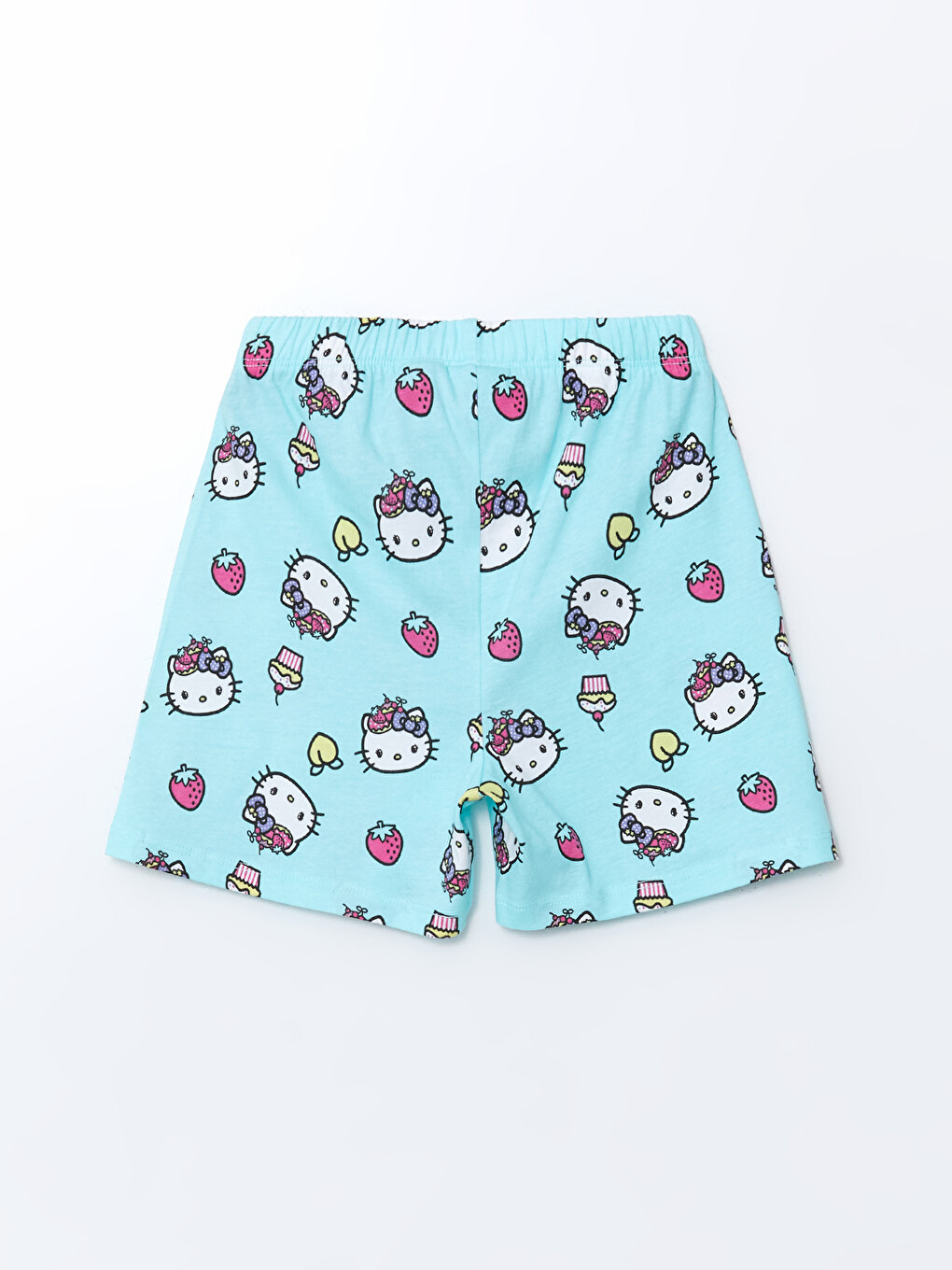Turkuaz Hello Kitty Baskılı Kız Çocuk Pijama Altı-1