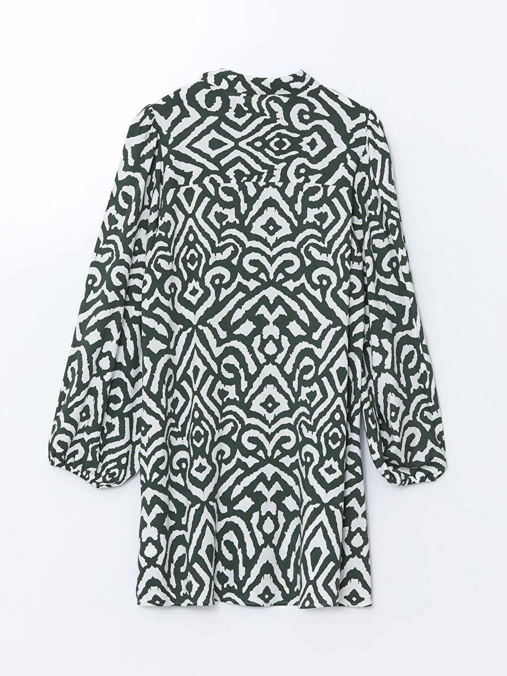 Patterned Women's Shirt Tunic -S5FM51Z8-LRR