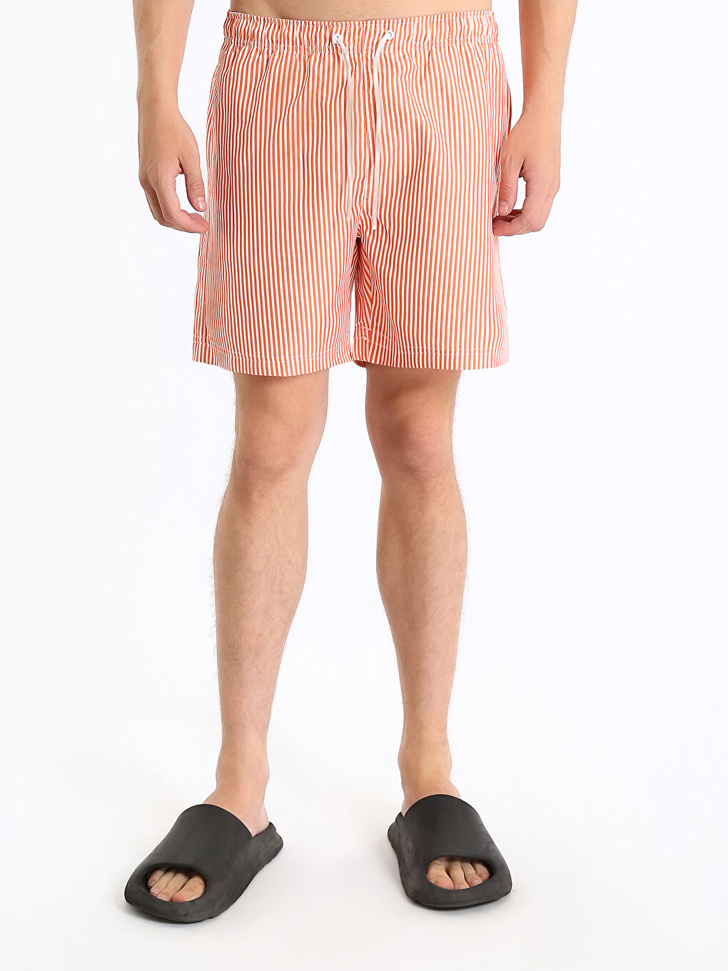 شورت سباحة منقوش للرجال-1