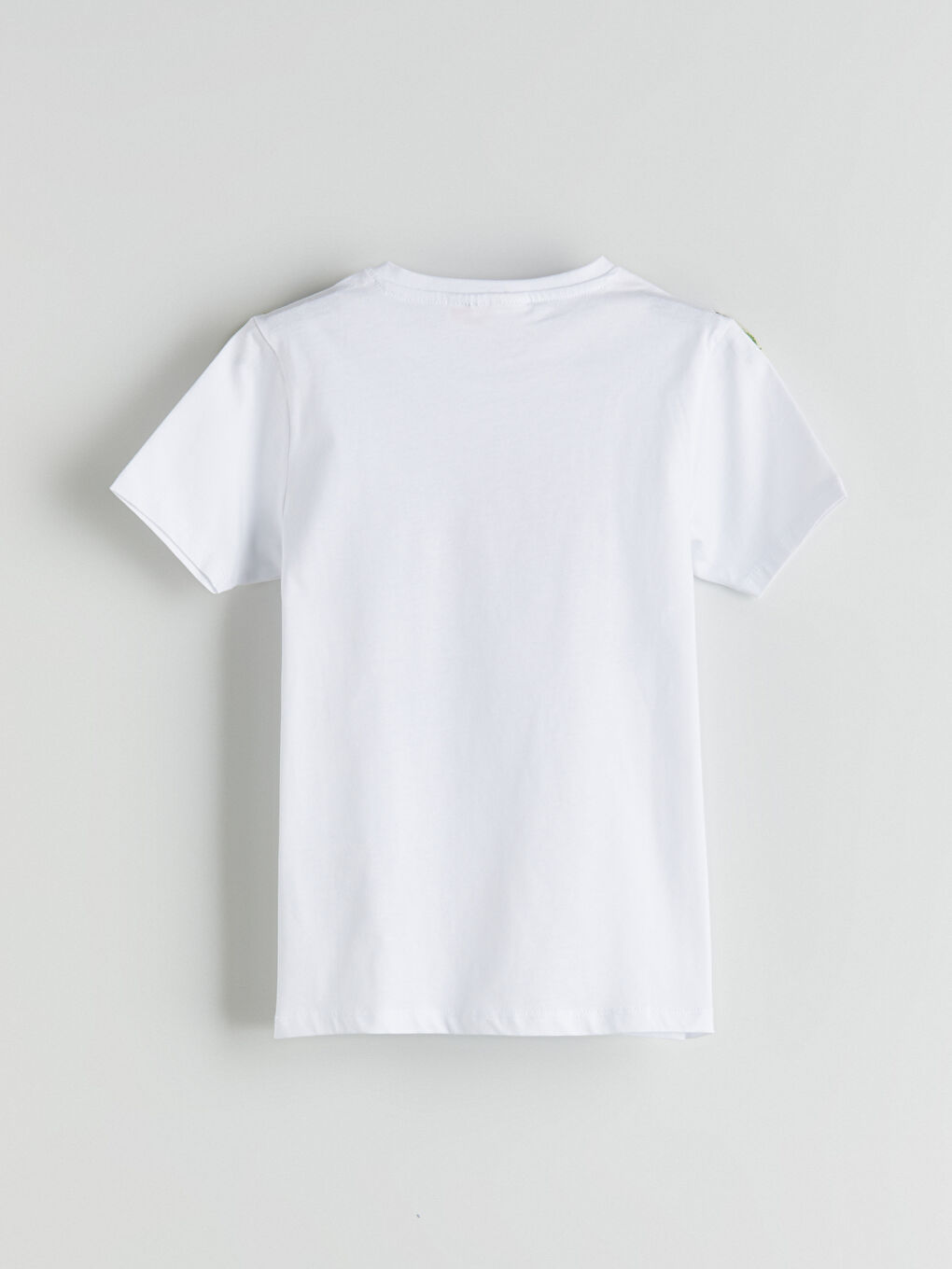 Beyaz Bisiklet Yaka Spider-Man Baskılı Erkek Çocuk Pijama Üstü-2